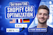 shopify conversion rate optimization ro audit to increase sales conversion