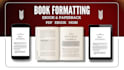 paperback formatting hardcover formatting children book formatting kindle format