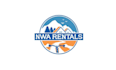 design high resolution mountain bikers logo with rentals