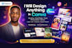 design canva social media posts, flyers and editable templates