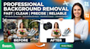 remove background and create a professional png image