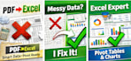 convert PDF to excel with pivot tables and charts