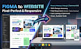 convert figma design into a clean, responsive, pixel perfect website