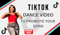 create fire tiktok dance to promote your song
