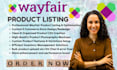 upload csvs on wayfair product listing wayfair optimization export products VA