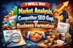 market analysis, competitor SEO gap, pestle, competitor analysis, business plan