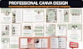 design editable canva ebook, workbook, pdf lead magnet, canva ebook and workbook