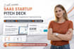 create saas startup pitch deck investor ready powerpoint presentation slide