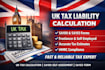 prepare UK tax liability calculation for sa100 self assessment