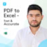 convert PDF to excel