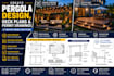 create pergola design, deck plans, and permit drawings