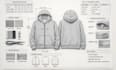 create custom techpack and garment dev for clothing brand and apparel production