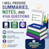 create cse notes, summaries and viva questions in PDF or word