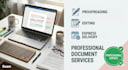 proofread,edit your documents right now