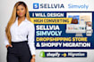 design high converting  sellvia  simvoly dropshipping store shopify migration