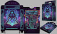 design printable playing card game box design packaging dieline diecut 3d mockup