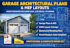 draw garage architectural plans, permit drawings, adu conversion and mep layouts