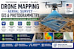 drone mapping aerial survey photogrammetry gis mapping orthomosaic cad survey 3d