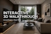create interactive 3d interior, walkthrough in unreal engine with VR support