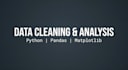 clean, process and visualize your data using python