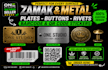 design metal tags, barcode stickers, qr code, buttons