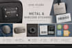 design metal tags barcode stickers and qr code labels