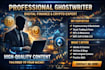 ghostwrite ebook on cryptocurrency, nfts, blockchain, forex, finance