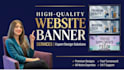 design website banner, web slider, and shopify banner