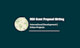 write grant proposals for ngos and international development projects