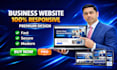 design a responsive business website with premium corporate design