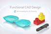 design and 3d model functional, manufacturable 3d parts