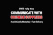handle chinese supplier communication and translation