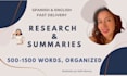 research and summarize content for your newsletter, blog or video script