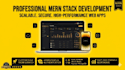 build a professional mern stack web application