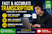 do fast and accurate transcription