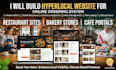 build hyperlocal restaurant website bakery website cafe online ordering website