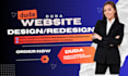 design responsive duda website, redesign duda website, expert duda developer