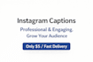 write instagram captions for your posts
