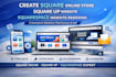 create square online store square up website squarespace website redesign