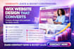 design wix studio website, develop wix studio website, create wix studio website