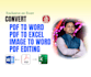 do jpeg to convert PDF