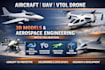 design aircraft, uav, vtol drone 3d models with aerospace engineering validation
