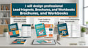 design professional lead magnet, lead magnet design, brochure design, workbook