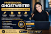 ghostwrite 30,000 words ebook as ghost book writer, and ghost ebook writer
