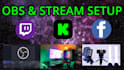 setup and trouble shoot obs PC audio and webcams