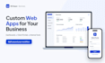 build a custom web app, dashboard, client portal, or internal tool