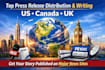 do top press release distribution, press release writing, US, canada, UK