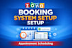 set up zoho booking system and appointment scheduling