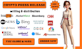 write crypto press release crypto press release distribution pr distribution