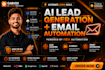 build an ai lead generation and cold email automation system using n8n